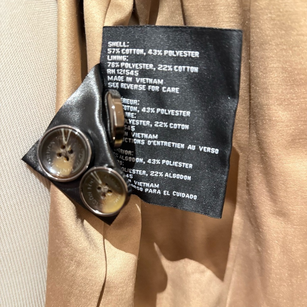London Fog hooded Trench Coat NWOT - Picture 9 of 10